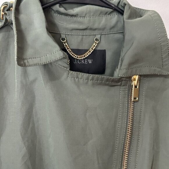 J. Crew assymetrical trench coat 8 belted Steampunk Classic Minimalist Academia - Picture 9 of 16